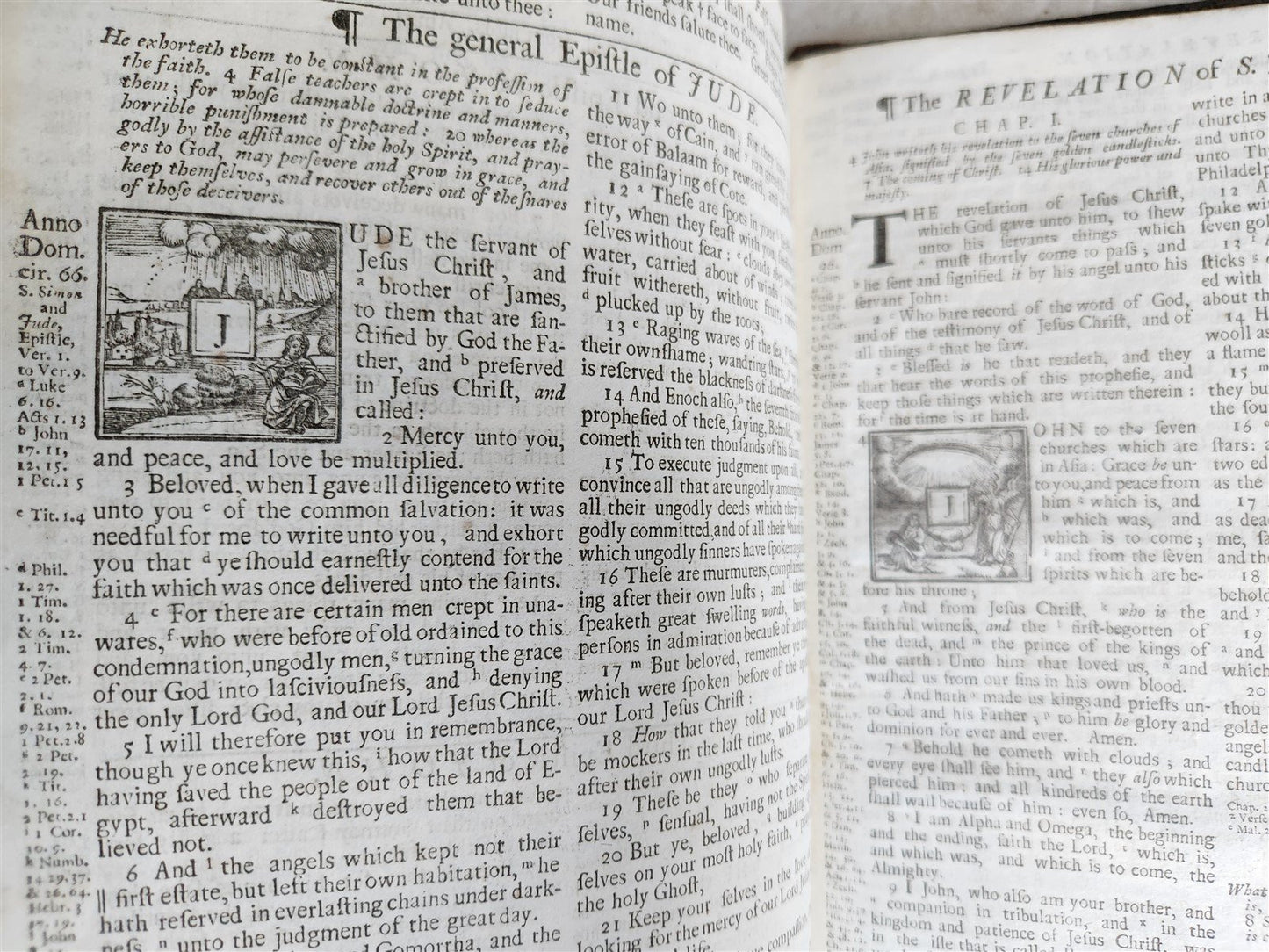 1703 BIBLE in ENGLISH antique London: Charles Bill & Executrix of Thomas Newcomb