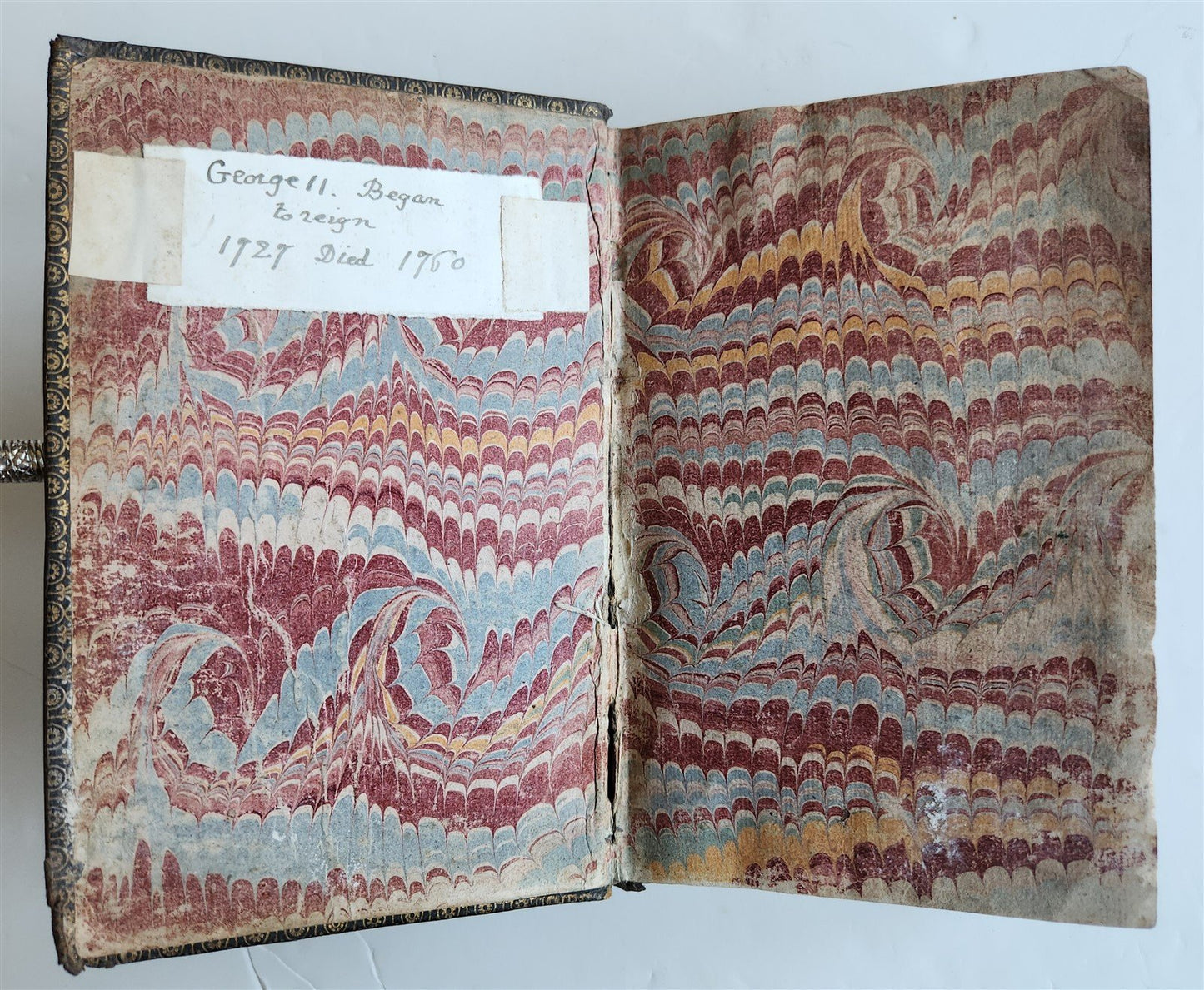 1745 BOOK of PSALMS antique in ENGLISH original binding 18th CENTURY