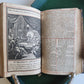 1715 BOOK of PSALMS antique in ENGLISH original binding w/ silver corners 18th C