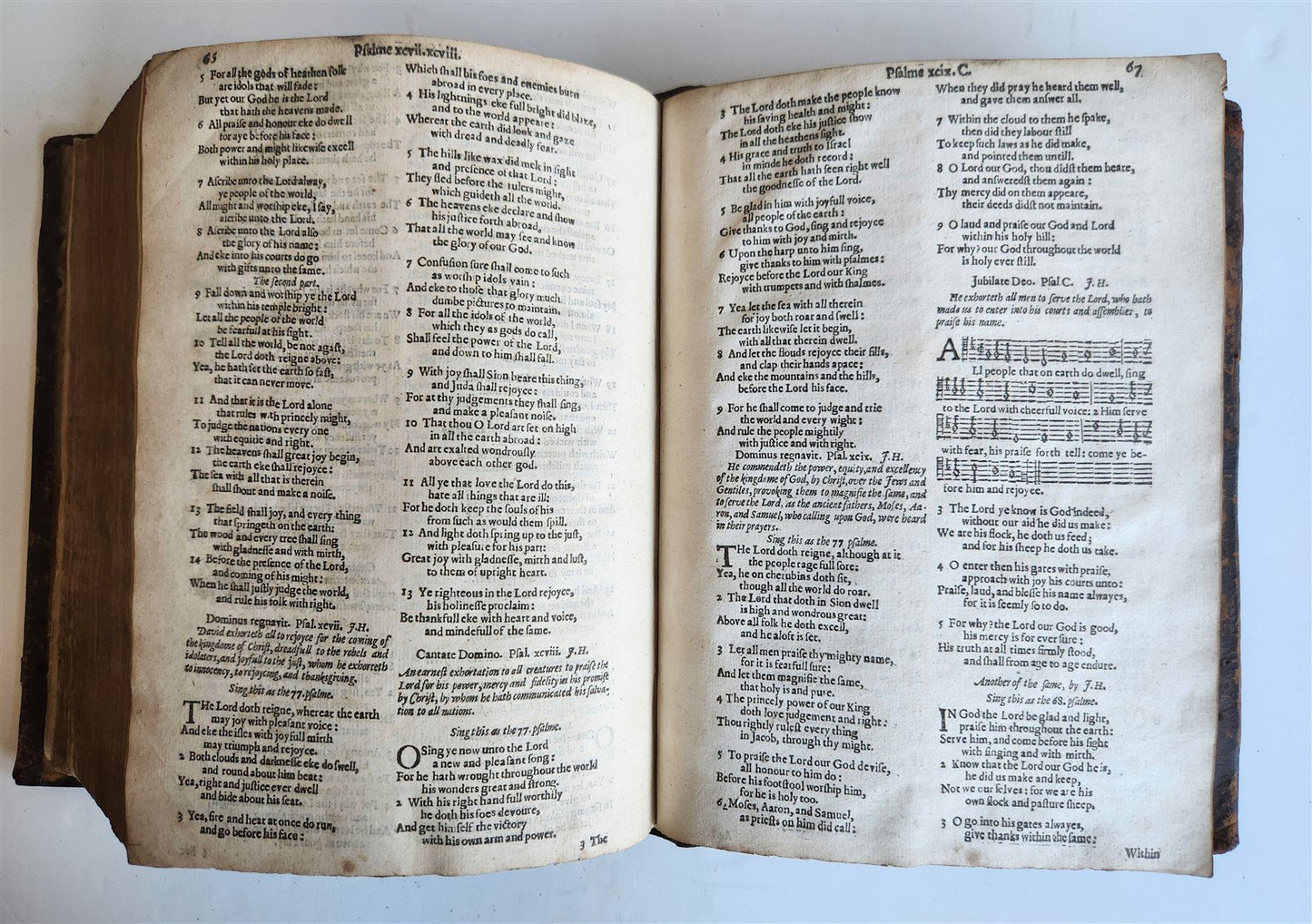 1630 BIBLE in ENGLISH antique OLD & NEW TESTAMENT 17th CENTURY