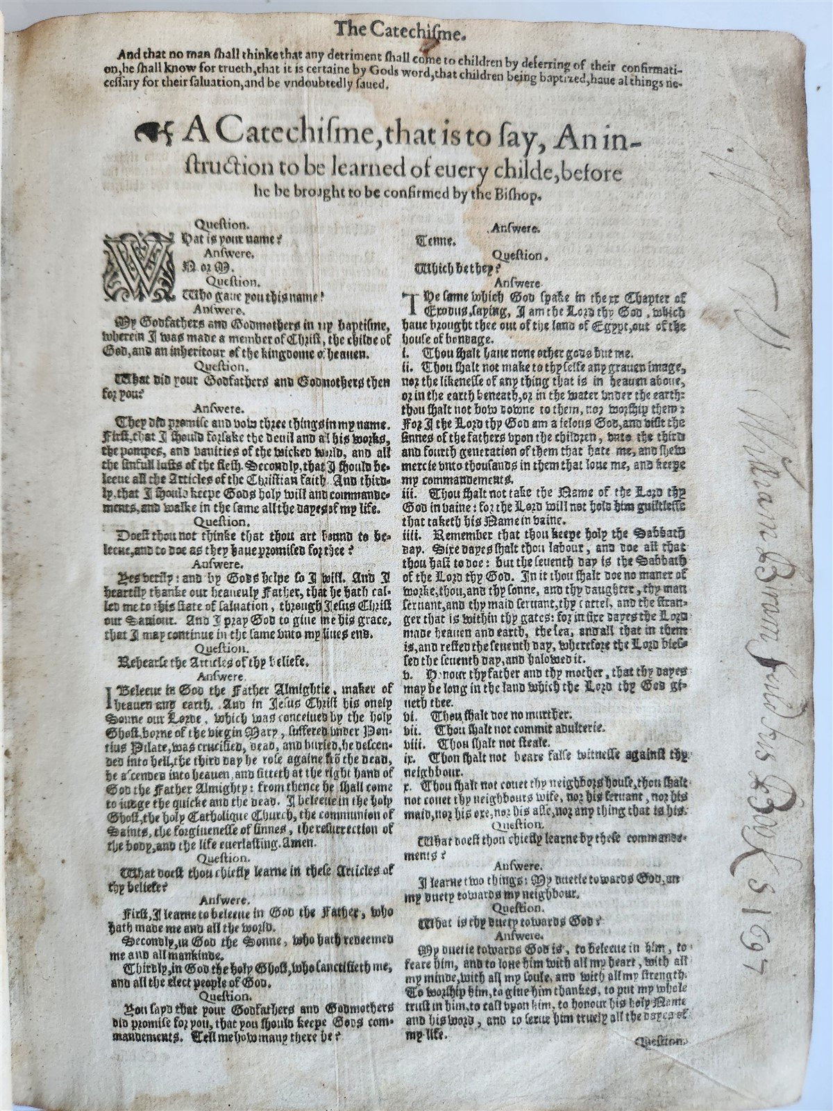 1607 BIBLE in ENGLISH antique OLD & NEW TESTAMENT printed by Robert Barker