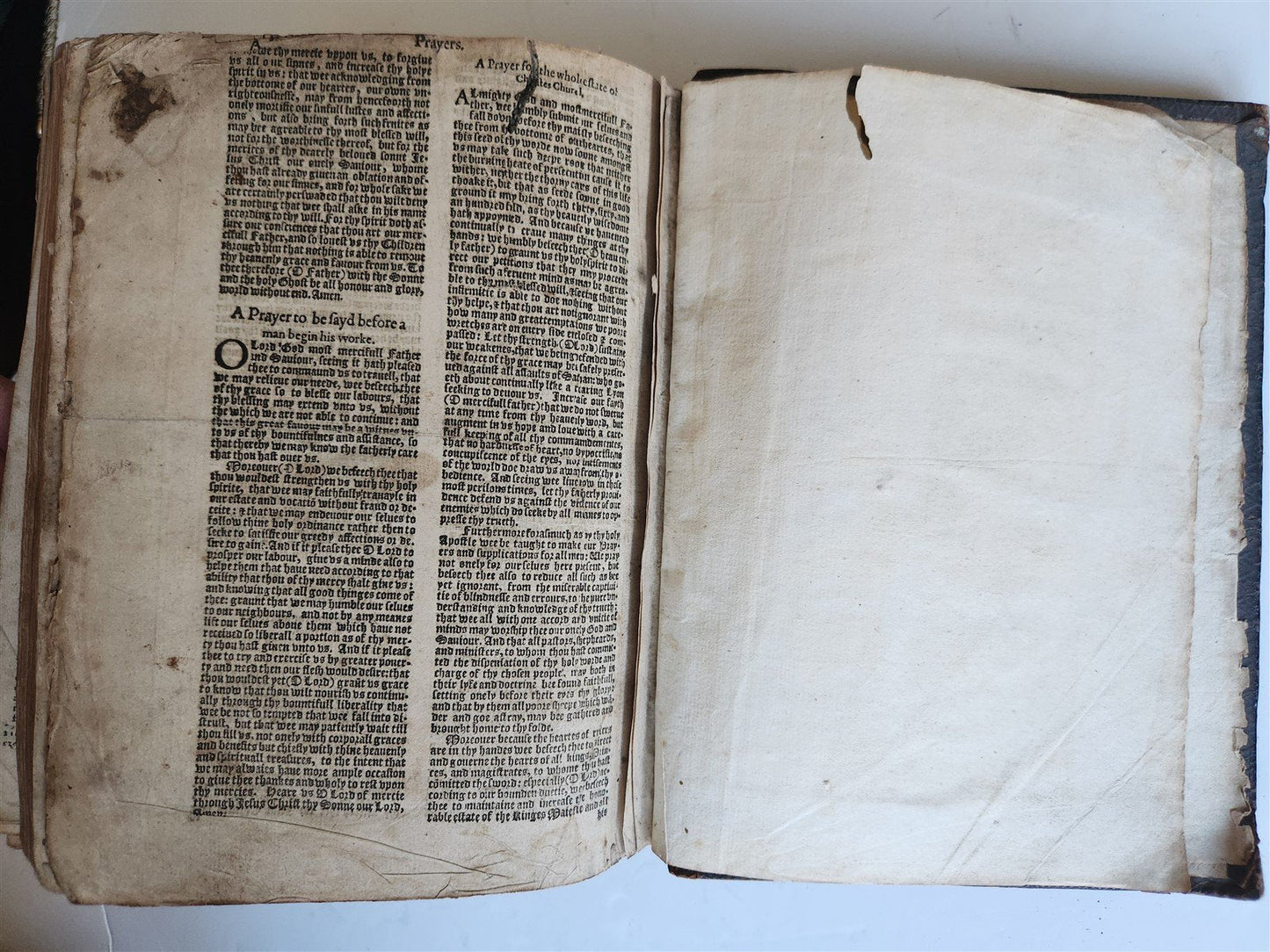 1607 BIBLE in ENGLISH antique OLD & NEW TESTAMENT printed by Robert Barker