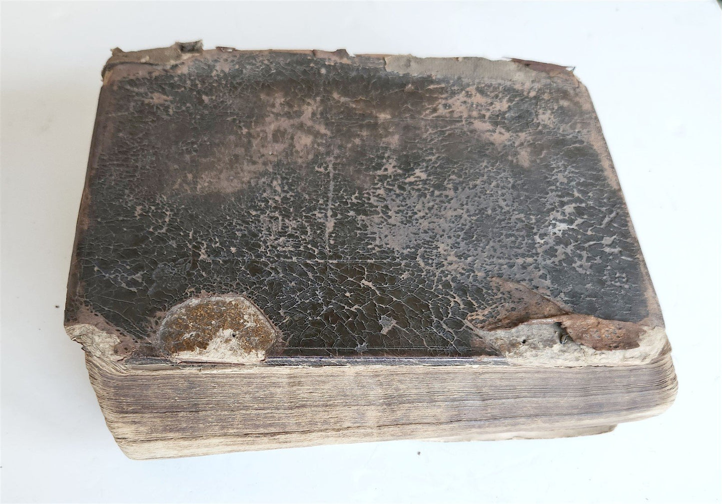 1677 BIBLE in ENGLISH antique OLD & NEW TESTAMENT Cambridge by John Hayes