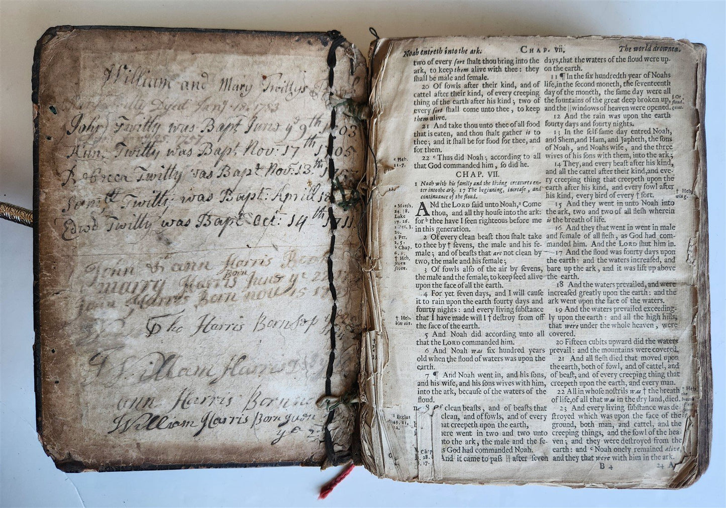 1677 BIBLE in ENGLISH antique OLD & NEW TESTAMENT Cambridge by John Hayes