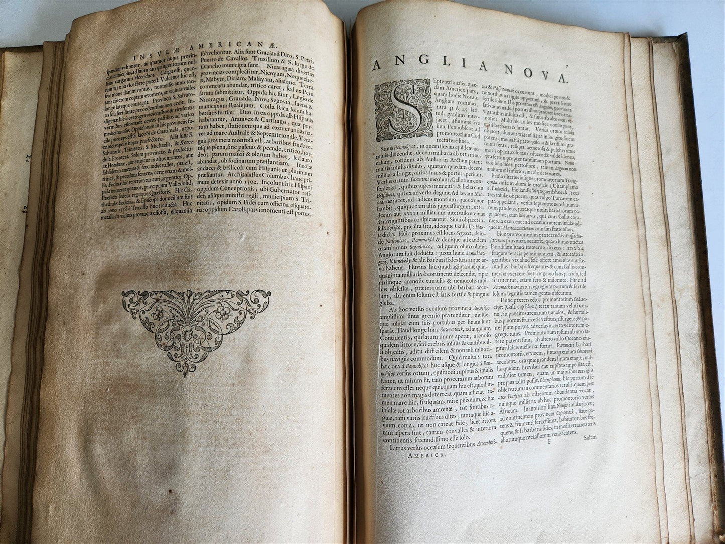 1640 THEATRUM ORBIS TERRARUM SIVE ATLAS by JOAN BLAEU antique VELLUM BINDING