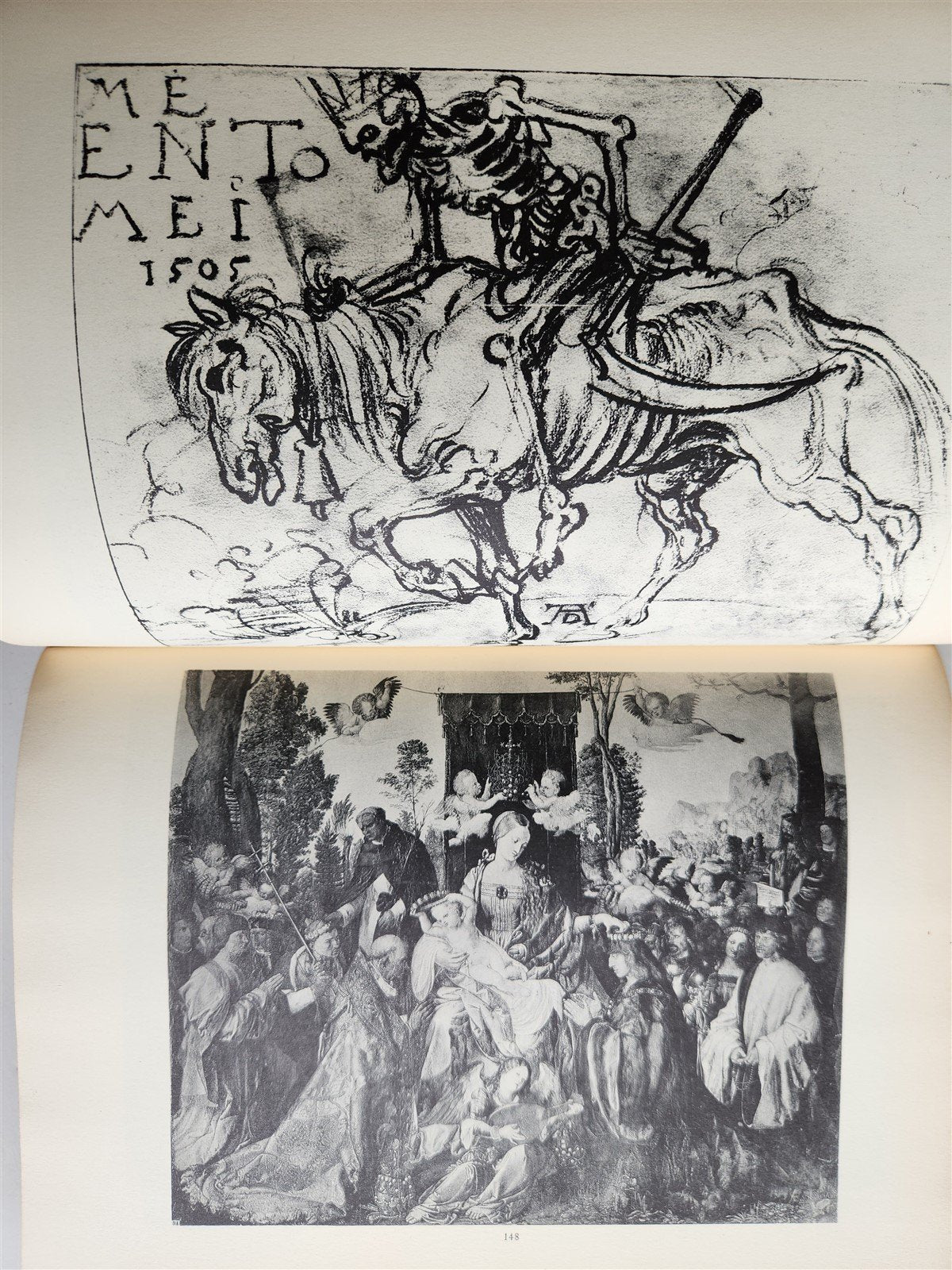 1943-1970 ALBRECHT DURER LOT of 3 ART & REFERENCE ALBUMS illustrated VINTAGE