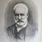 1882 VICTOR HUGO and HIS TIME antique ILLUSTRATED