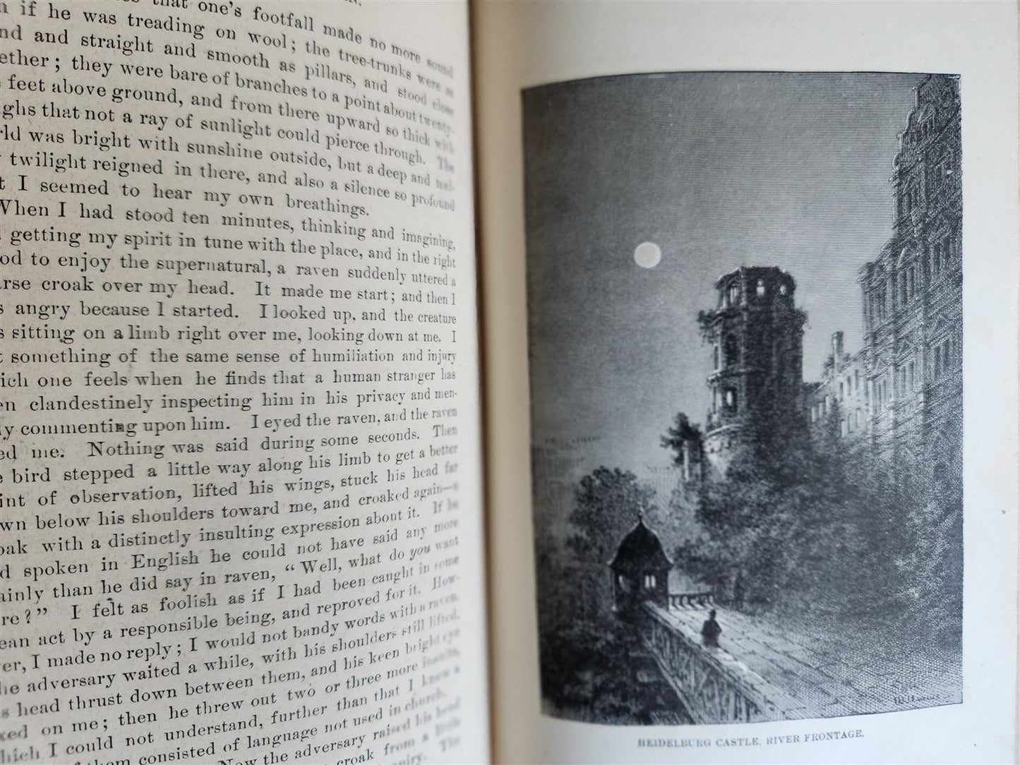 1880 TRAMP ABROAD by MARK TWAIN antique ILLUSTRATED 1st AMERICAN EDITION