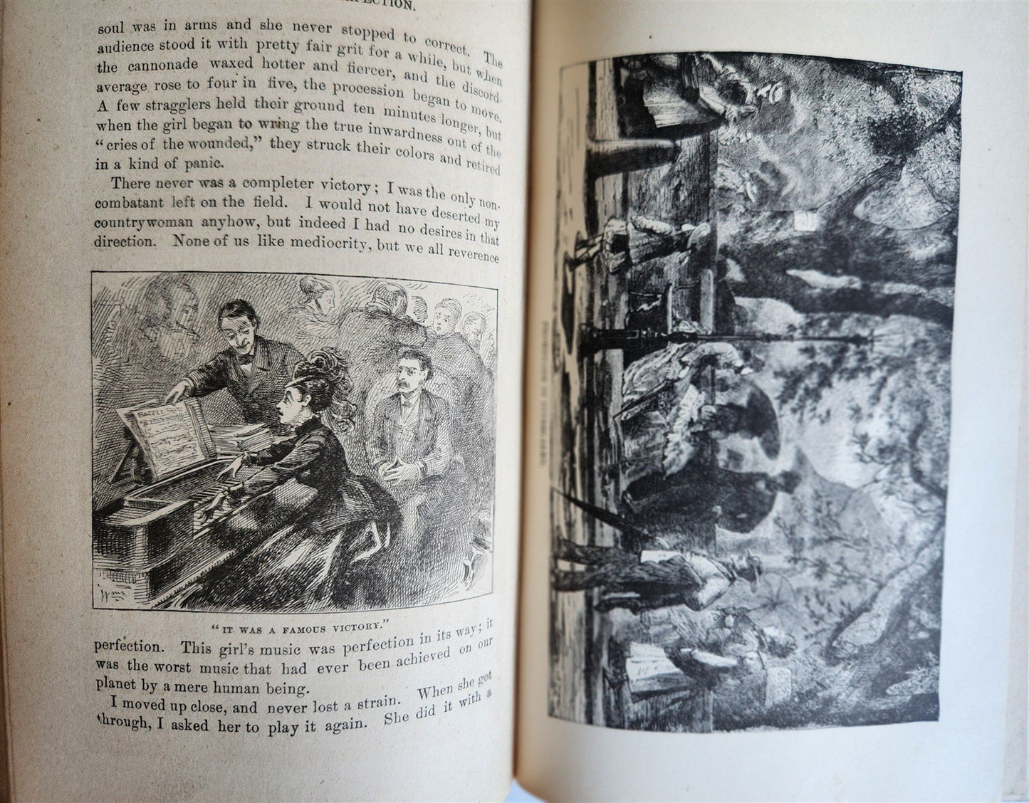 1880 TRAMP ABROAD by MARK TWAIN antique ILLUSTRATED 1st AMERICAN EDITION