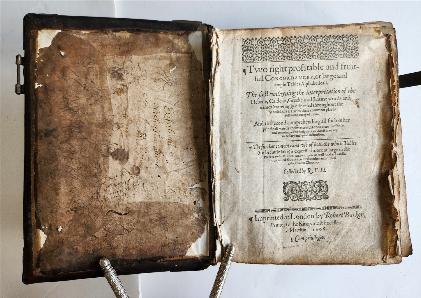 1608 BIBLE in ENGLISH antique THE NEW TESTAMENT OF OUR LORD JESUS CHRIST