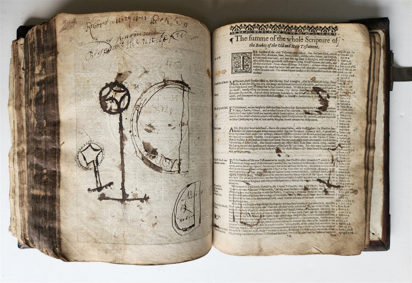 1608 BIBLE in ENGLISH antique THE NEW TESTAMENT OF OUR LORD JESUS CHRIST