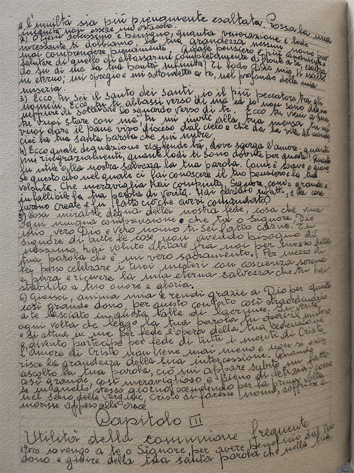 MANUSCRIPT in ITALIAN IMITATIO CHRISTI VELLUM BOUND