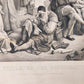 1867 THE REFORMATION LARGE ENGRAVING antique 26 by 30.5 inches