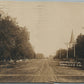 SCOTLAND SD RESIDENCE STREET ANTIQUE REAL PHOTO POSTCARD RPPC