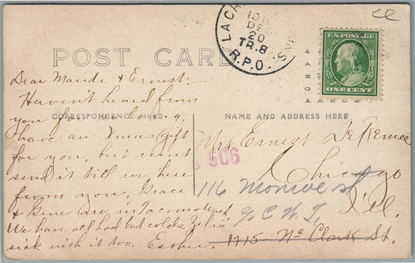 FLANDREAU SD MAIN STREET ANTIQUE REAL PHOTO POSTCARD RPPC