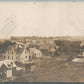 WAKONDA SD BIRDSEYE VIEW ANTIQUE REAL PHOTO POSTCARD RPPC