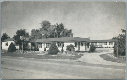 WEST HOT SPRINGS SD MOON HOTEL VINTAGE POSTCARD