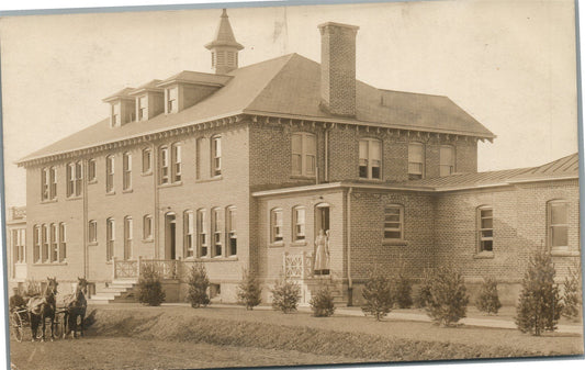 HOSPITAL ANTIQUE REAL PHOTO POSTCARD RPPC