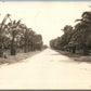 RIO GRANDE VALLEY TX TROPICAL STREET ANTIQUE REAL PHOTO POSTCARD RPPC