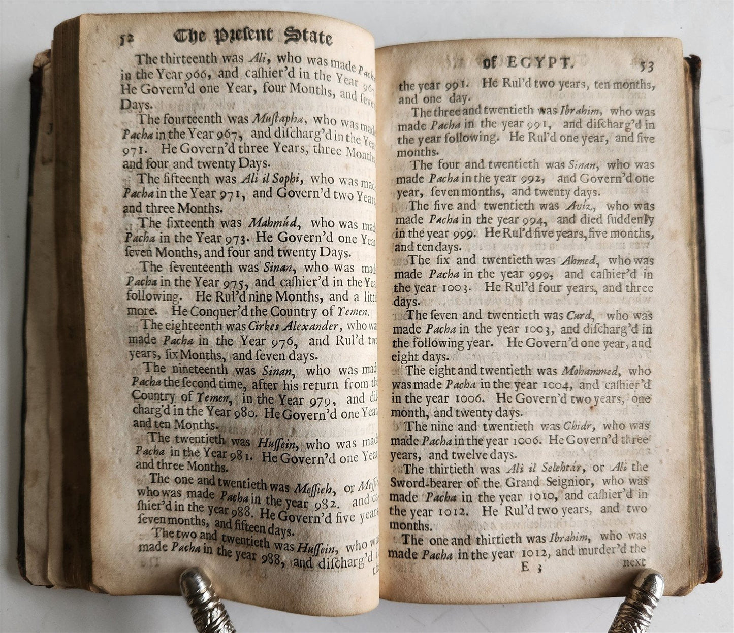 1678 PRESENT STATE of EGYPT antique 1672 VOYAGE of Johann Wansleben 1st EDITION