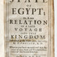 1678 PRESENT STATE of EGYPT antique 1672 VOYAGE of Johann Wansleben 1st EDITION