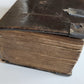 1681 BIBLE in ENGLISH antique OLD & NEW TESTAMENT BINDING w/METAL CORNER PIECES