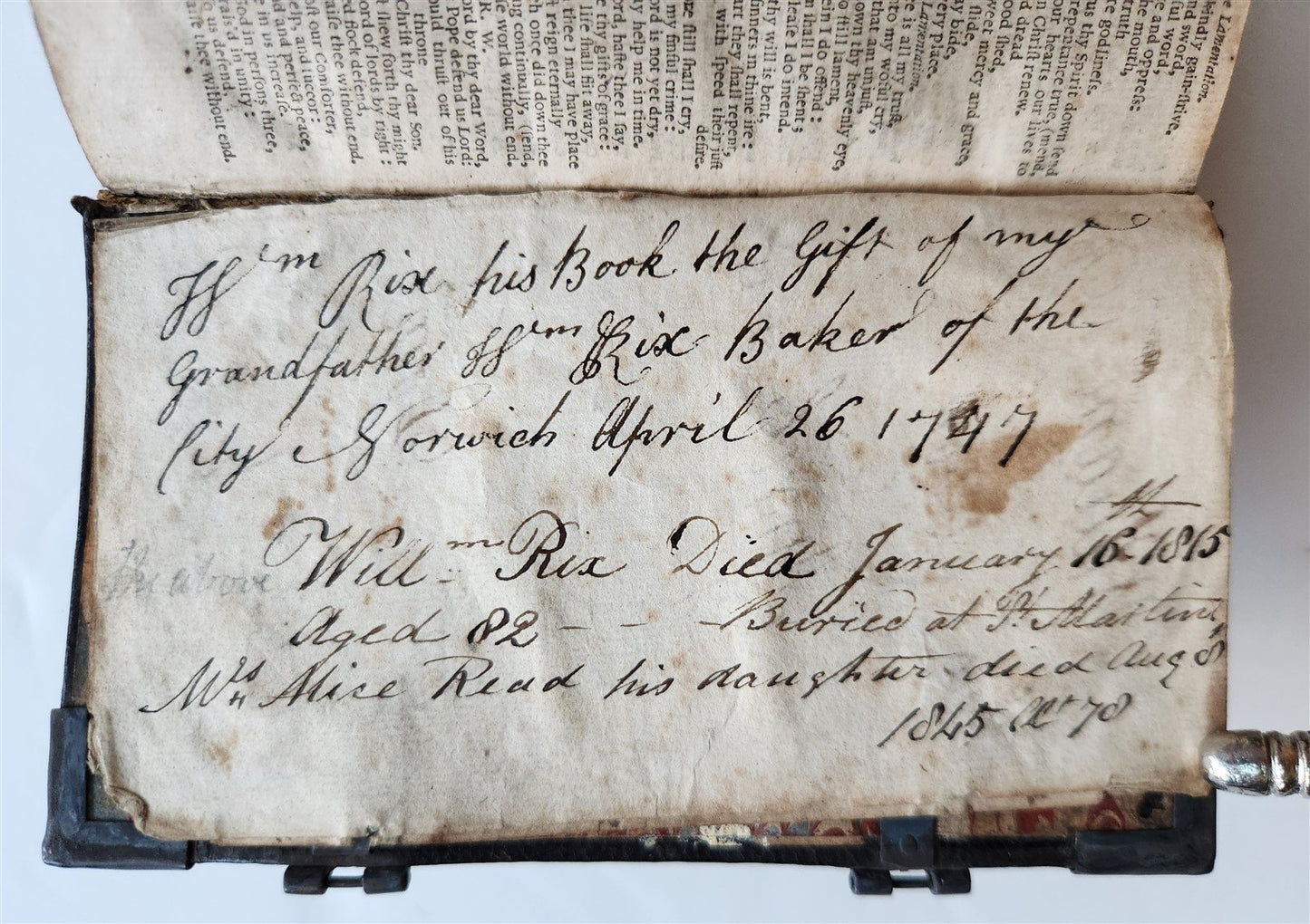 1681 BIBLE in ENGLISH antique OLD & NEW TESTAMENT BINDING w/METAL CORNER PIECES