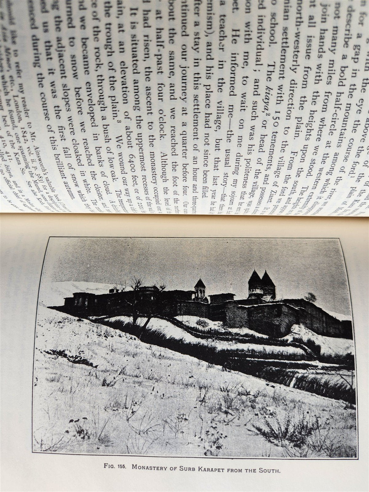 1965 ARMENIA TRAVELS & STUDIES by Lynch vintage 2 volumes ILLUSTRATED