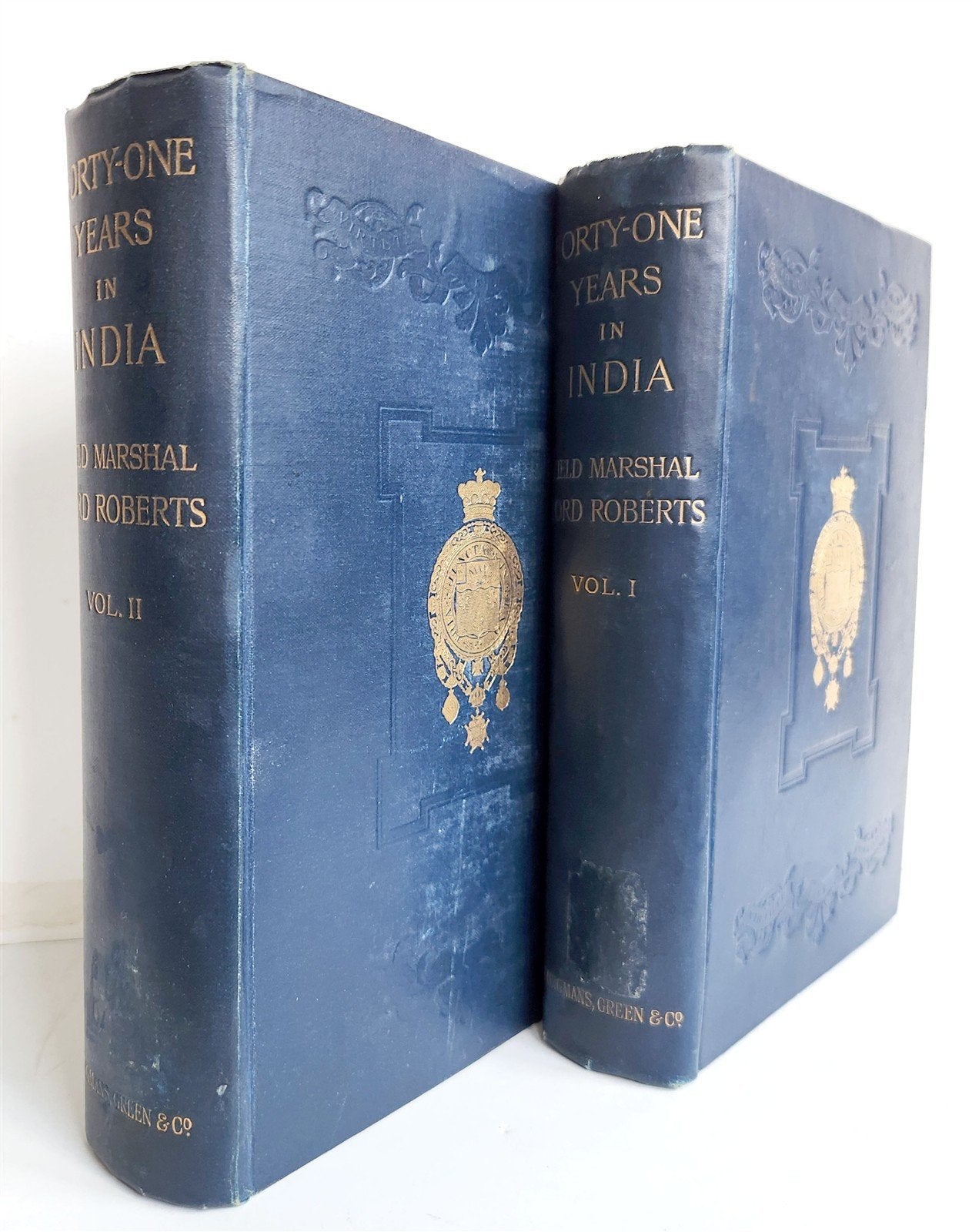 1897 FORTY-ONE YEARS in INDIA by LORD ROBERTS of KANDAHAR 2 volumes ILLUSTRATED