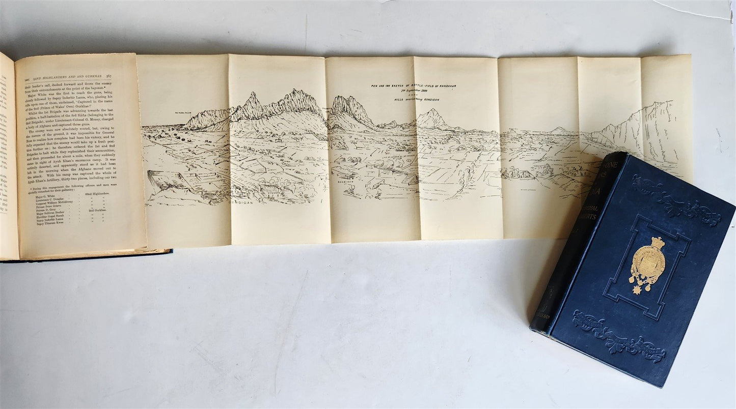 1897 FORTY-ONE YEARS in INDIA by LORD ROBERTS of KANDAHAR 2 volumes ILLUSTRATED