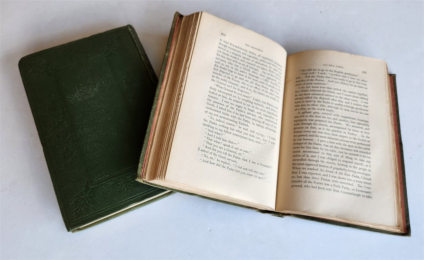 1853 FRONTIER LANDS of CHRISTIAN & TURK antique 2 VOLUMES w/ MAP by J.Skene