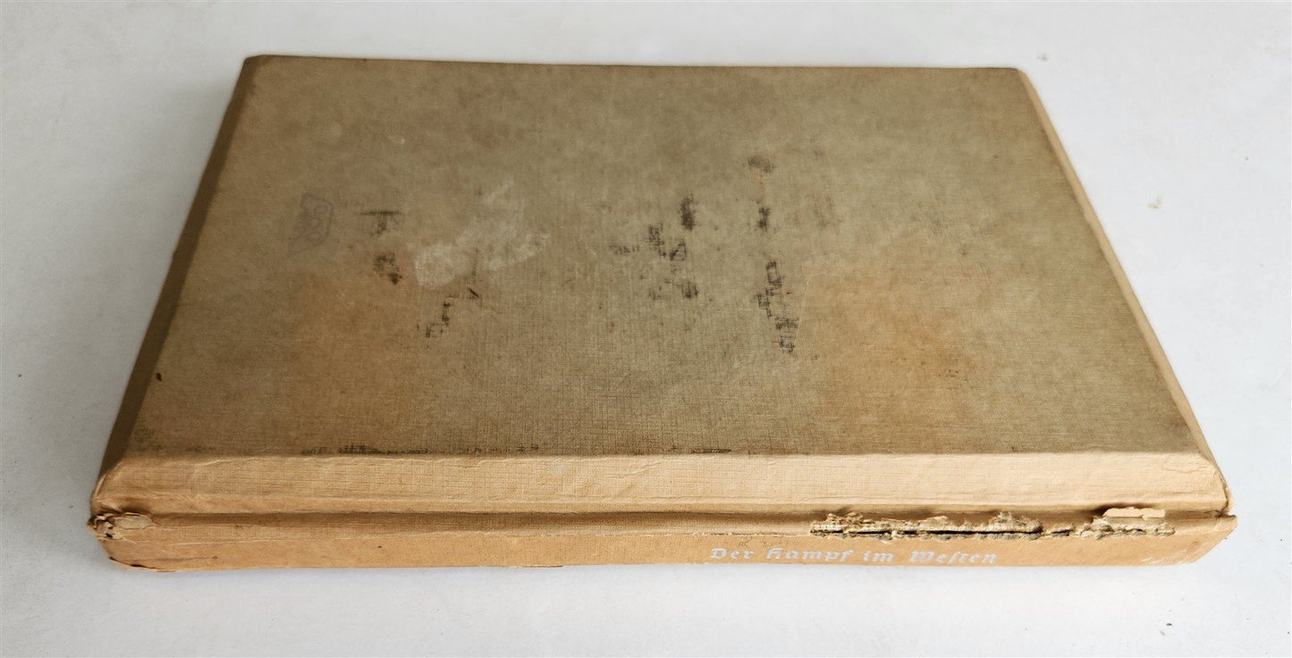 1940 GERMAN WWII PHOTOBOOK antique w/ 100 STEREOPHOTOS & VIEWER