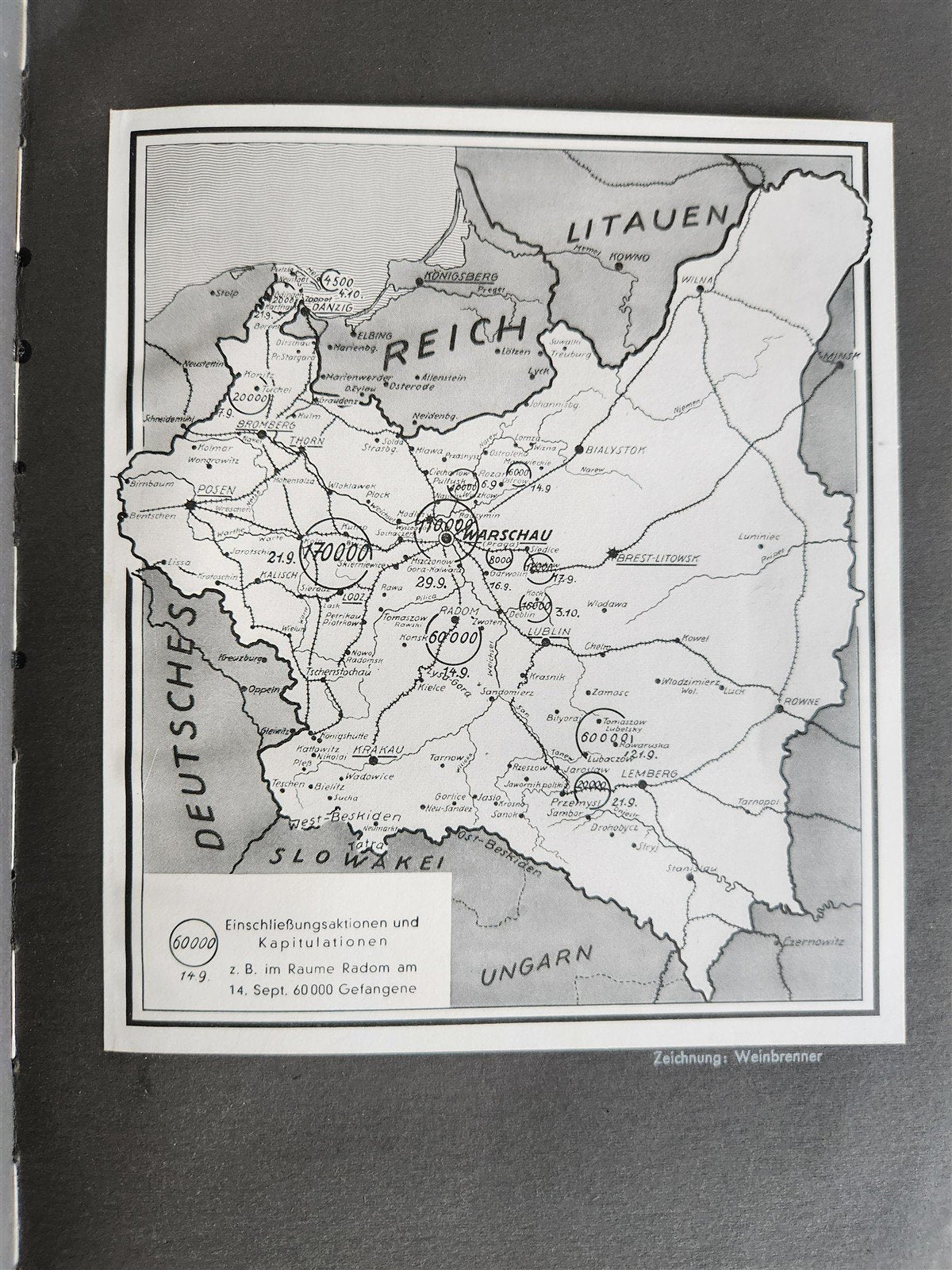 1940 GERMAN WWII PHOTOBOOK antique w/ 100 STEREOPHOTOS & VIEWER