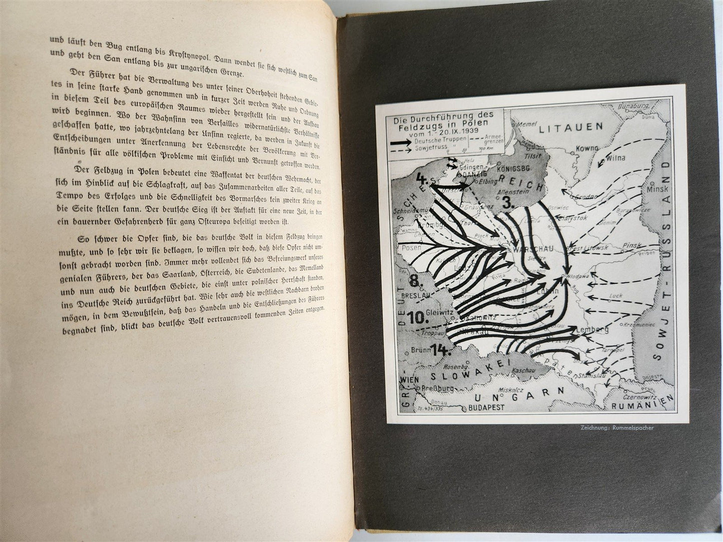 1940 GERMAN WWII PHOTOBOOK antique w/ 100 STEREOPHOTOS & VIEWER