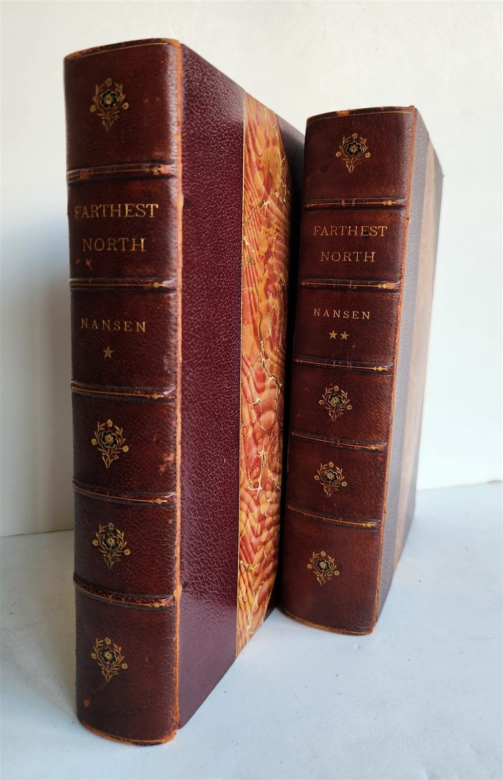1897 FARTHEST NORTH by NANSEN 2 VOLS antique Voyage of Exploration of Ship FRAM