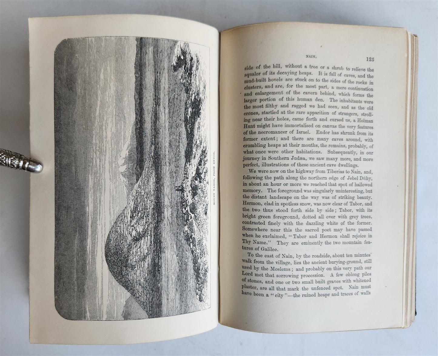 1876 THE LAND OF ISRAEL JOURNAL OF TRAVELS in PALESTINE ILLUSTRATED antique