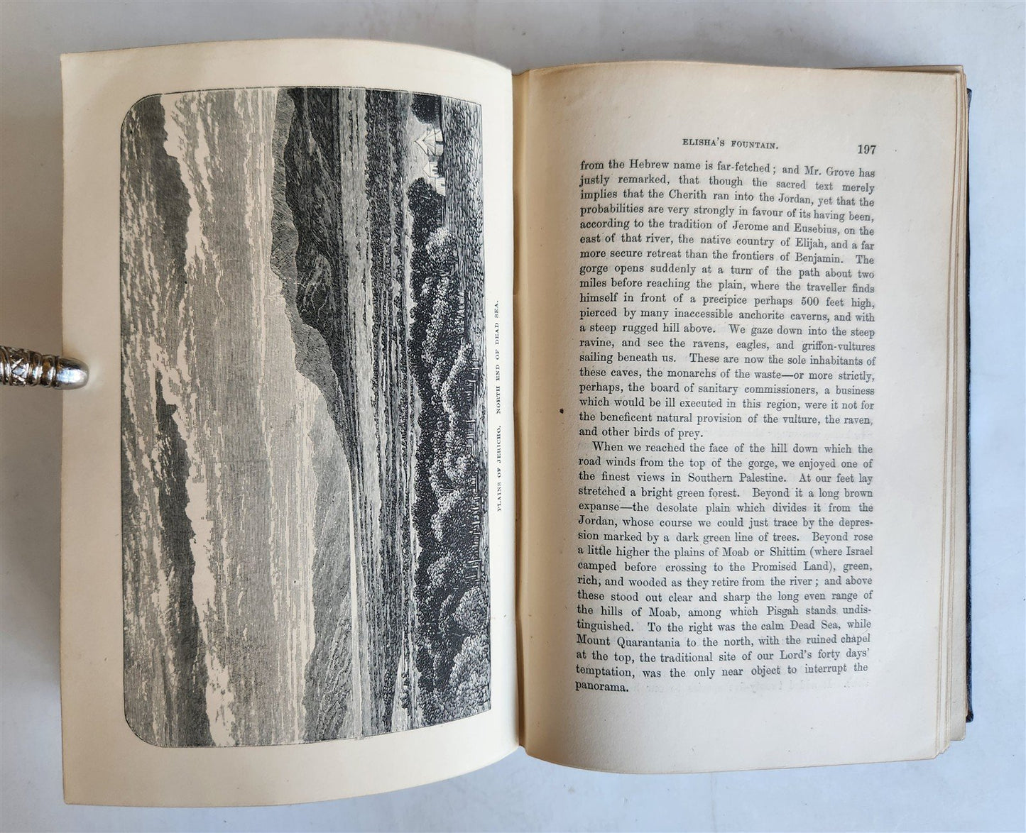 1876 THE LAND OF ISRAEL JOURNAL OF TRAVELS in PALESTINE ILLUSTRATED antique