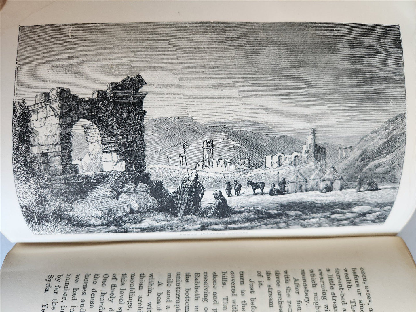1876 THE LAND OF ISRAEL JOURNAL OF TRAVELS in PALESTINE ILLUSTRATED antique