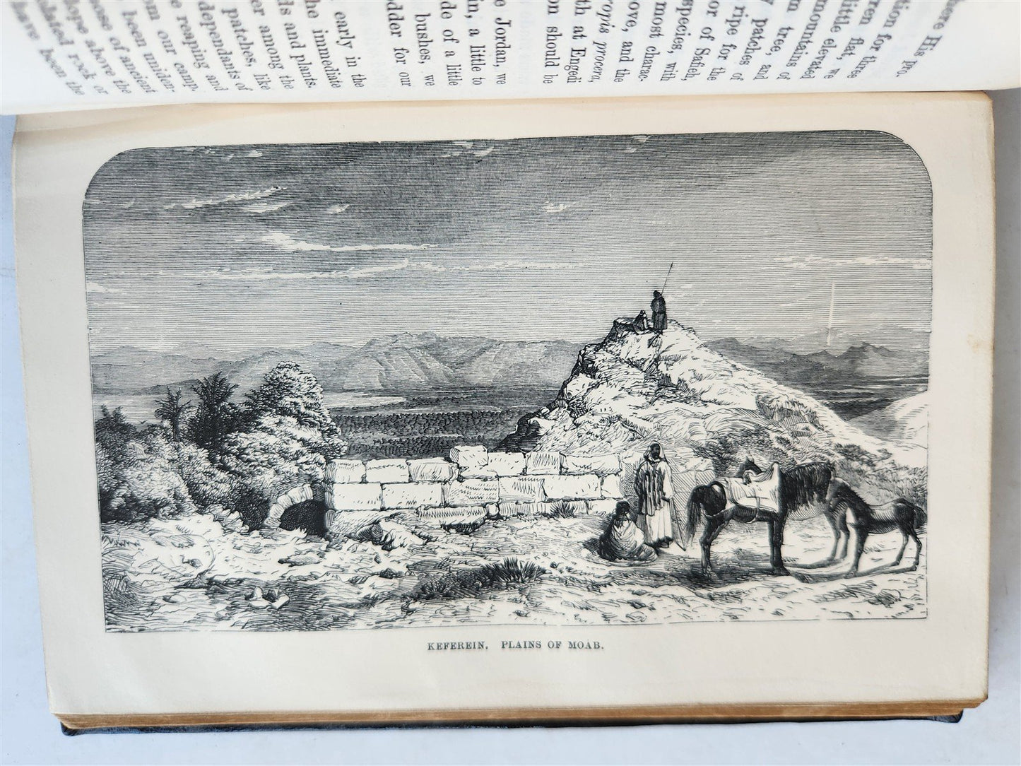 1876 THE LAND OF ISRAEL JOURNAL OF TRAVELS in PALESTINE ILLUSTRATED antique