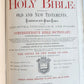 1875 BIBLE in ENGLISH ANTIQUE VICTORIAN MASSIVE FOLIO GUSTAVE DORE ILLUSTRATED