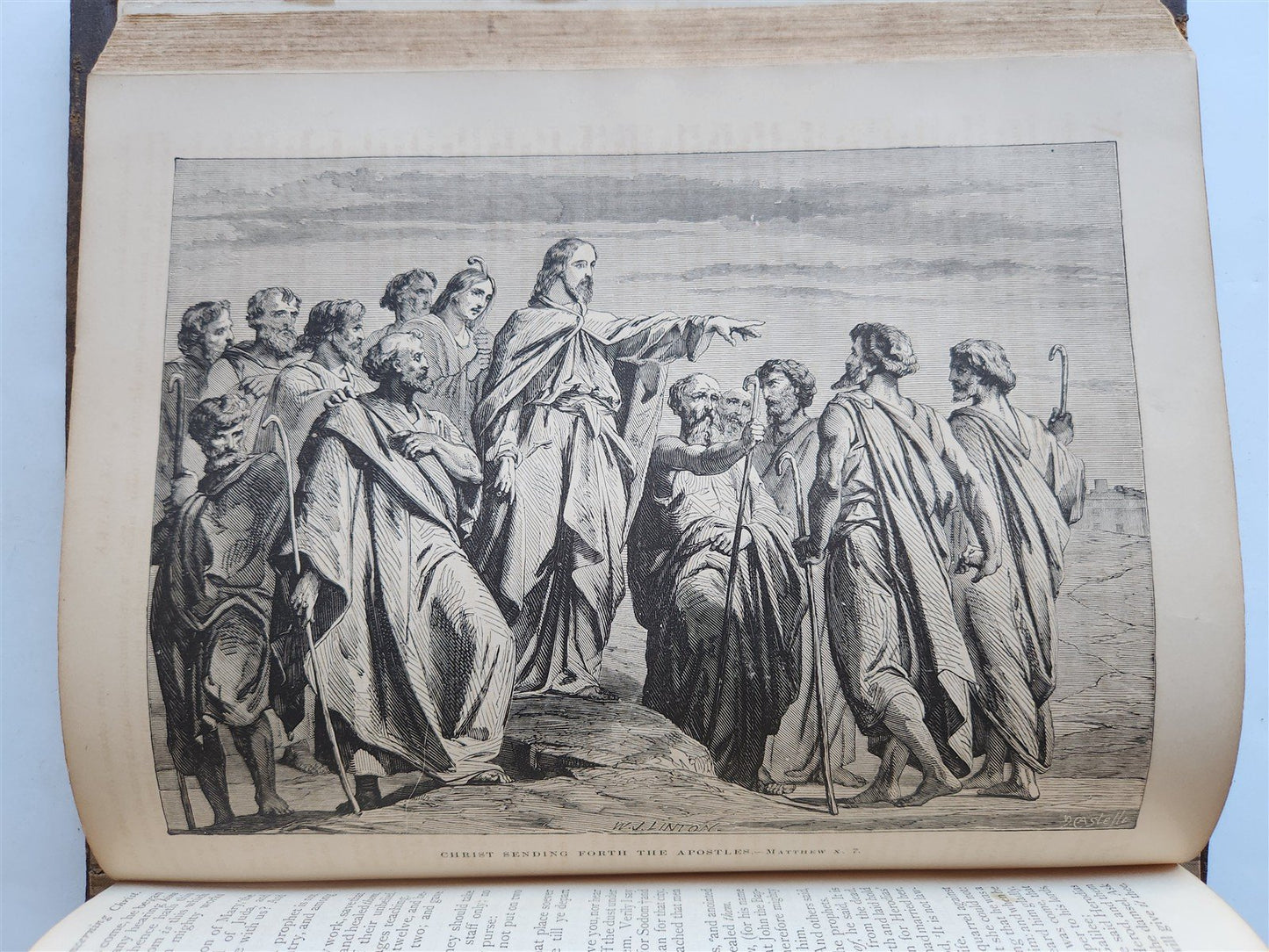 1875 BIBLE in ENGLISH ANTIQUE VICTORIAN MASSIVE FOLIO GUSTAVE DORE ILLUSTRATED