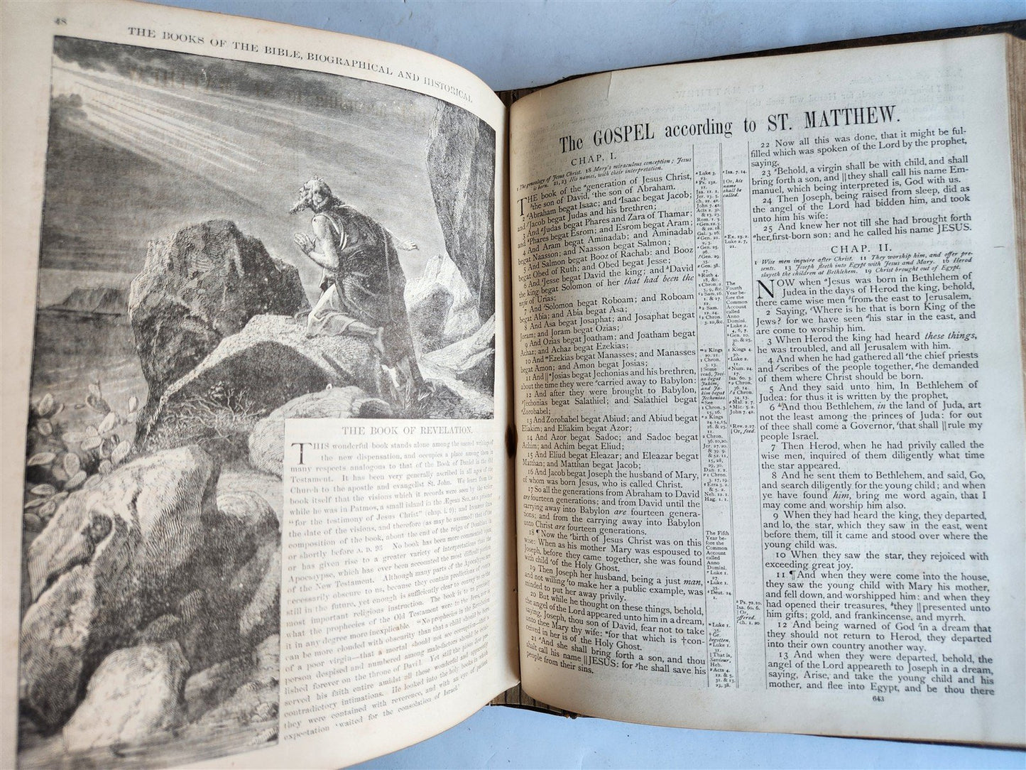 1875 BIBLE in ENGLISH ANTIQUE VICTORIAN MASSIVE FOLIO GUSTAVE DORE ILLUSTRATED