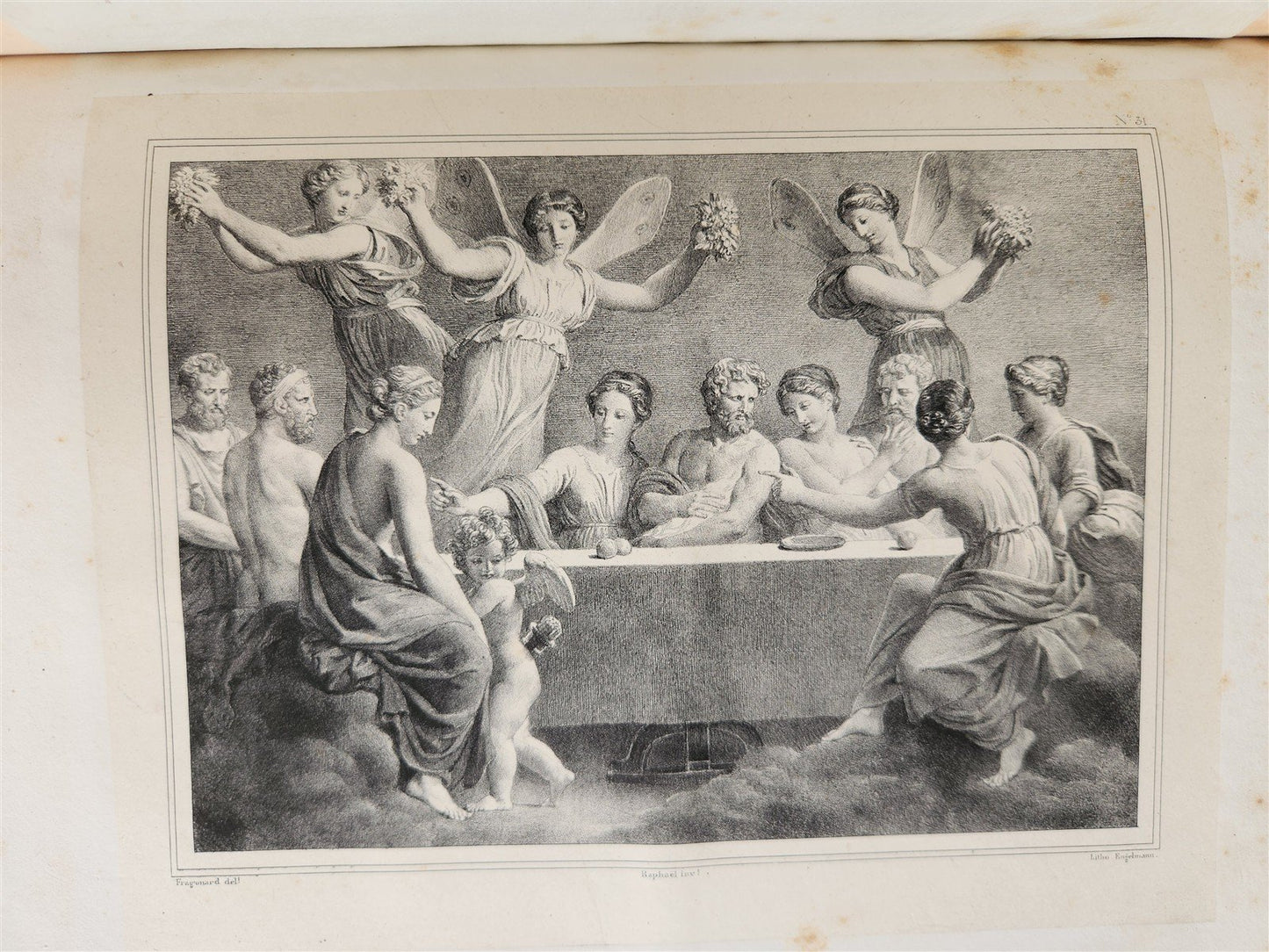 1825 Les Amours de Psyche et de Cupidon ILLUSTRATED w/29 ENGRAVINGS antique