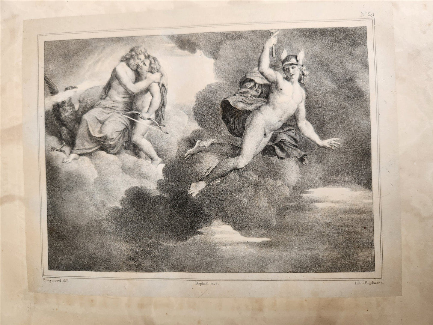1825 Les Amours de Psyche et de Cupidon ILLUSTRATED w/29 ENGRAVINGS antique