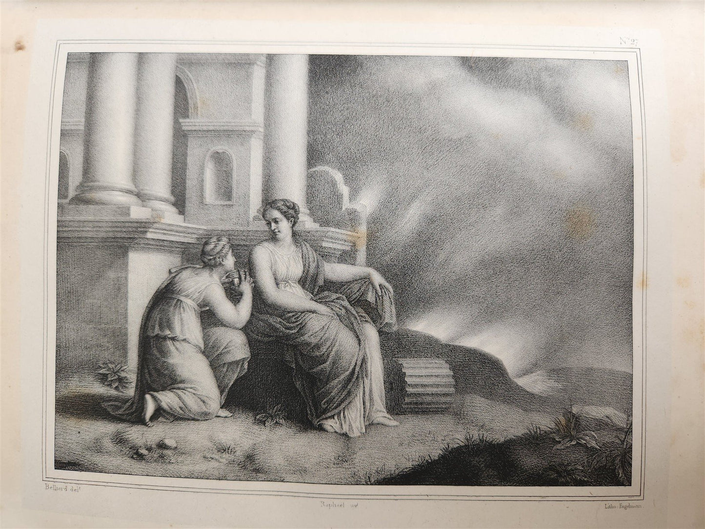 1825 Les Amours de Psyche et de Cupidon ILLUSTRATED w/29 ENGRAVINGS antique