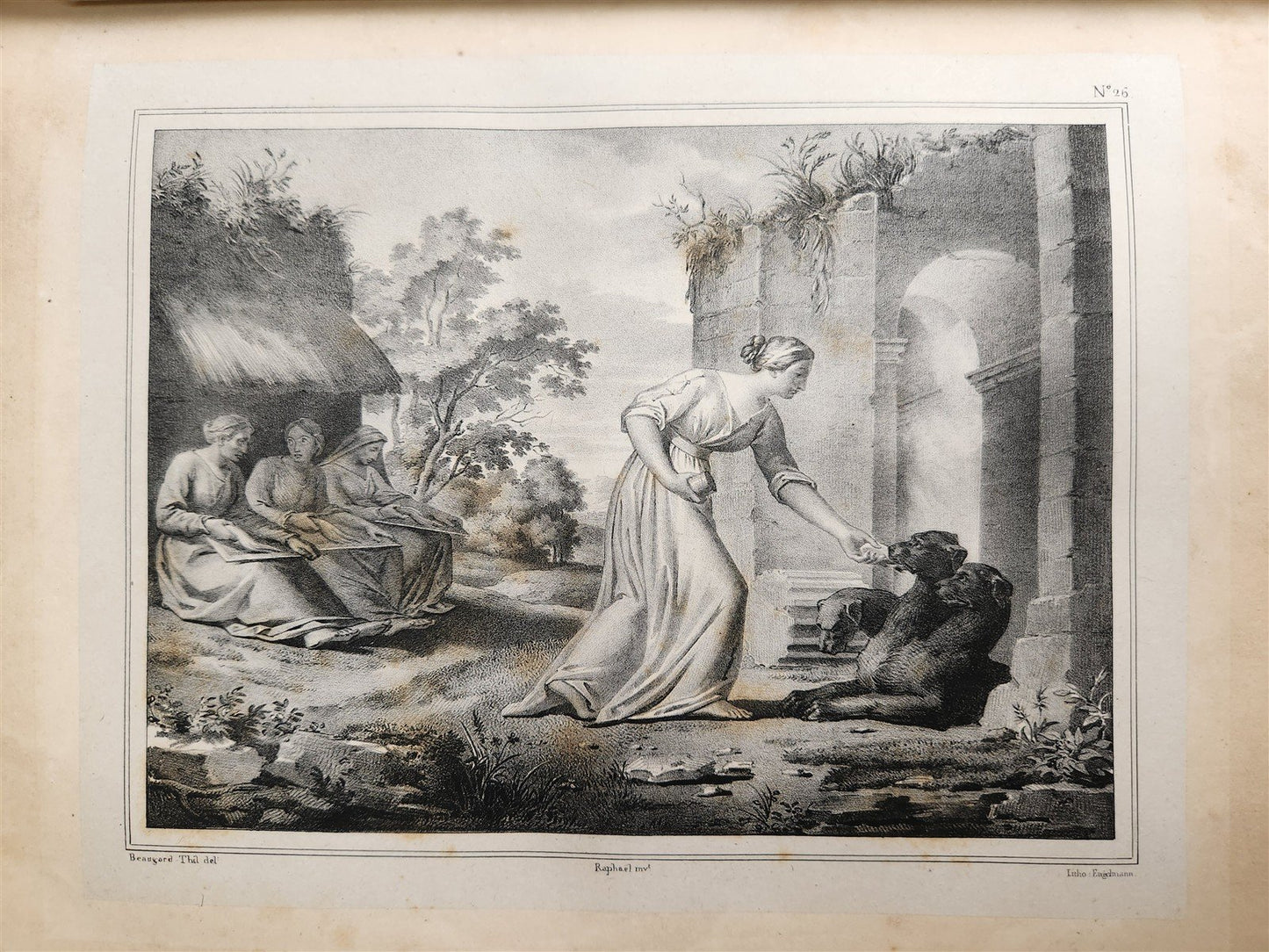1825 Les Amours de Psyche et de Cupidon ILLUSTRATED w/29 ENGRAVINGS antique