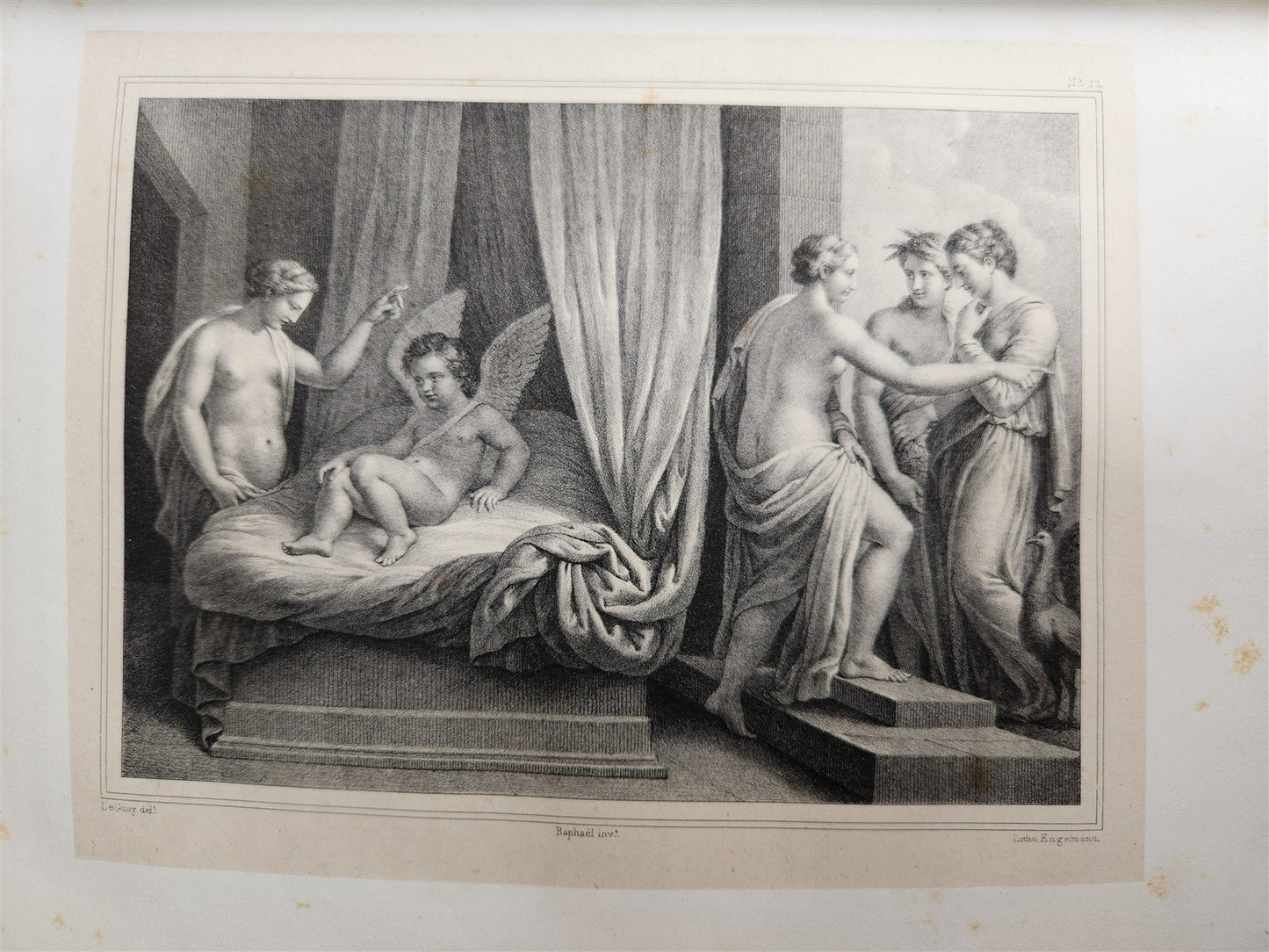 1825 Les Amours de Psyche et de Cupidon ILLUSTRATED w/29 ENGRAVINGS antique