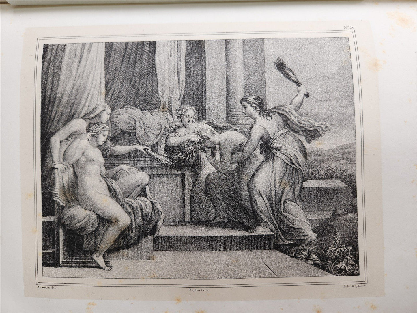 1825 Les Amours de Psyche et de Cupidon ILLUSTRATED w/29 ENGRAVINGS antique
