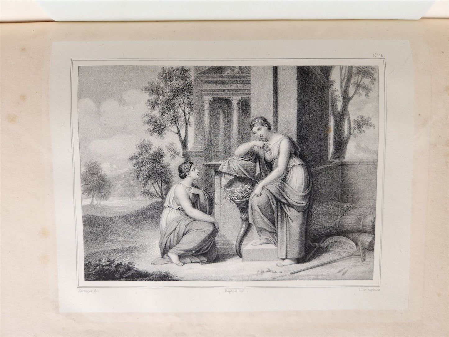 1825 Les Amours de Psyche et de Cupidon ILLUSTRATED w/29 ENGRAVINGS antique