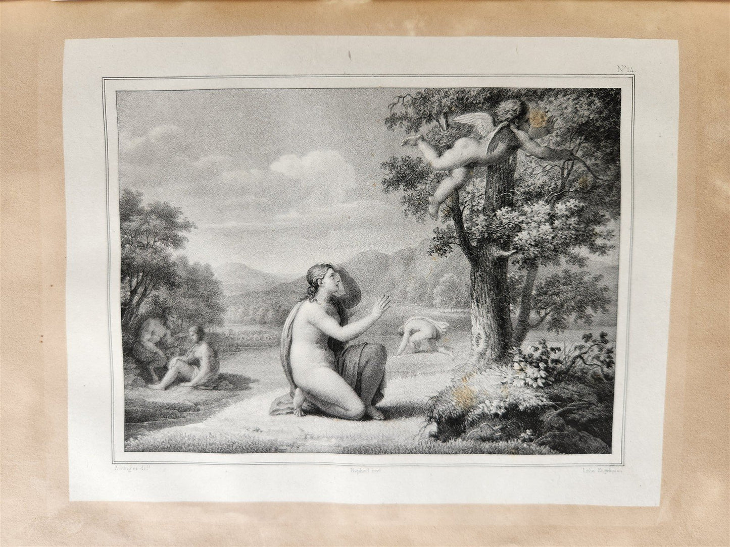 1825 Les Amours de Psyche et de Cupidon ILLUSTRATED w/29 ENGRAVINGS antique